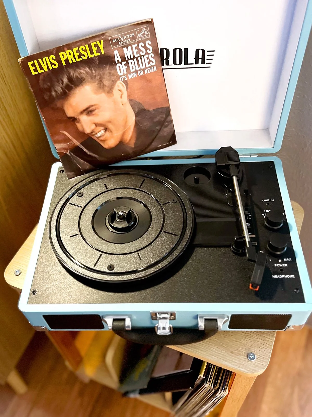 DIY Retro Record Stand Makeover | Mid-Century Vinyl Storage for